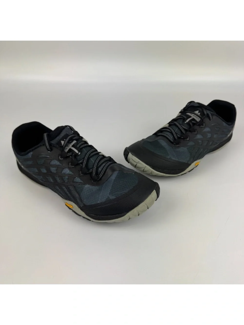 Merrell Womens Size 8 Trail Glove 4 Barefoot Running Shoes Black Blue